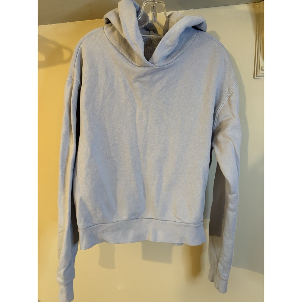 PERFECT WHITE TEE Light Blue Cotton‎ Hoodie Sweatshirt M USA